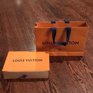 Louis Vuitton box and bag